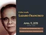 Cebu Reads Lazaro Francisco
