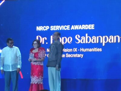 NRCP Service Awardee: Dr. Hope Sabanpan-Yu