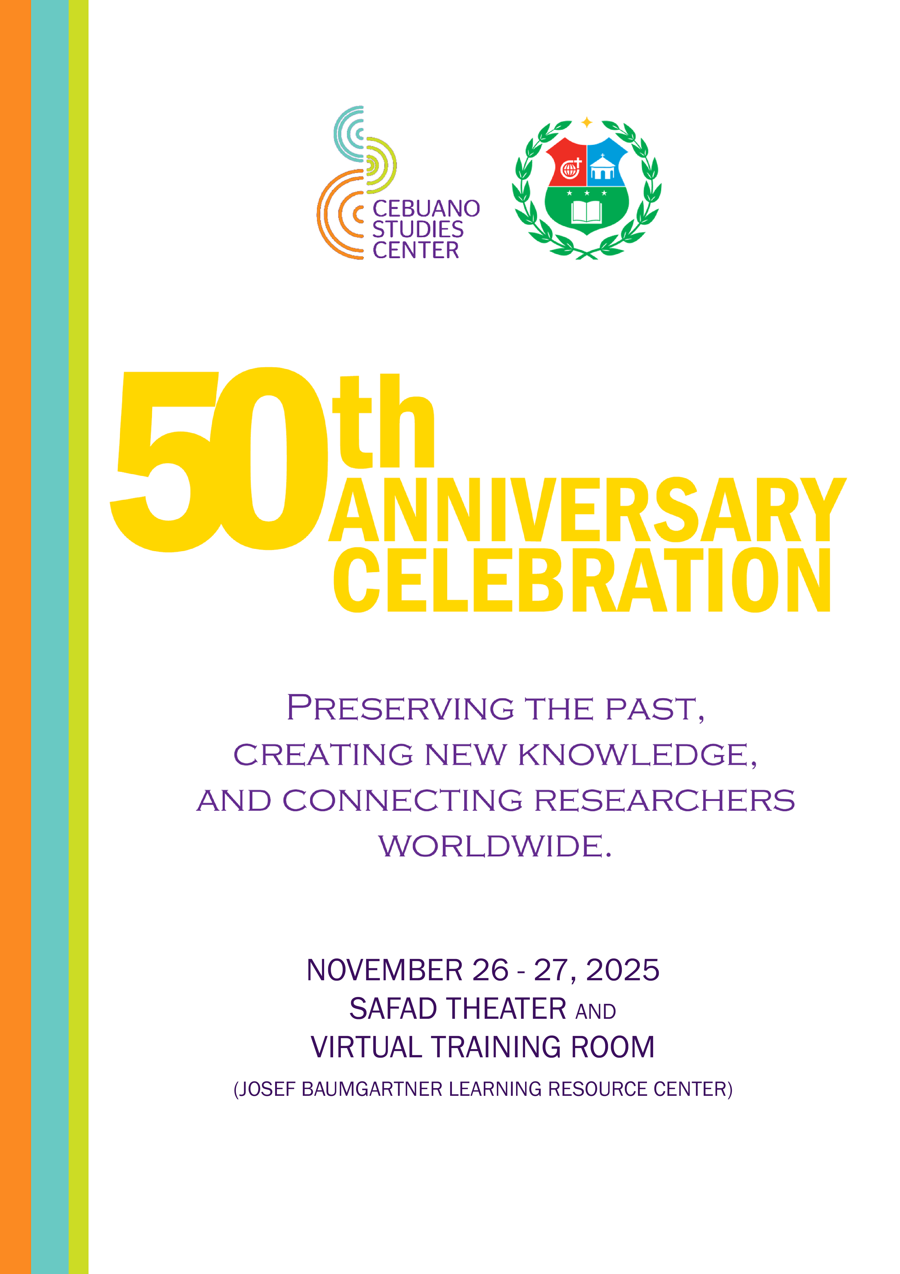 CSC 50th poster - Cebuano Studies Center : Cebuano Studies Center