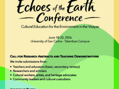 Echoes of the Earth: Cultural Education for the Environment in the Visayas